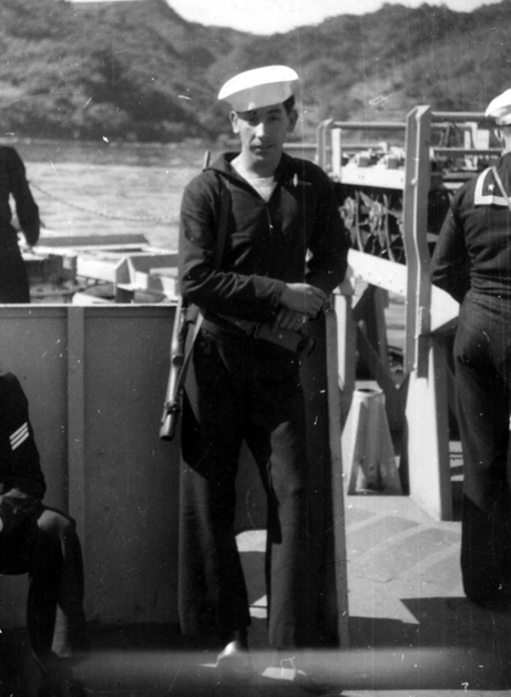 Roberto Vega on Watch - USS Sproston