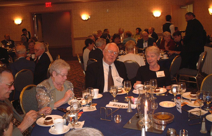 Jack and Ruth Brixey with others at the Banquet - San Diego, California