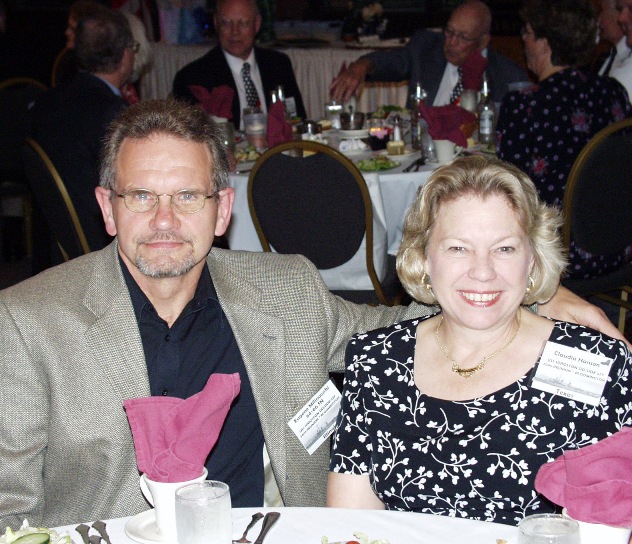 Eugene Milinowski and Claudia Hanson at Banquet 
