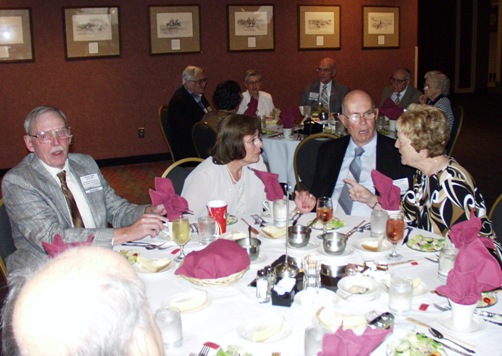 Wayne and Darlene Kluth and Richard and Elaine Kittell at Banquet