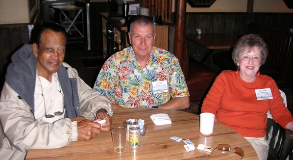 Henry Johnson, Ken Landry and Nancy Roff