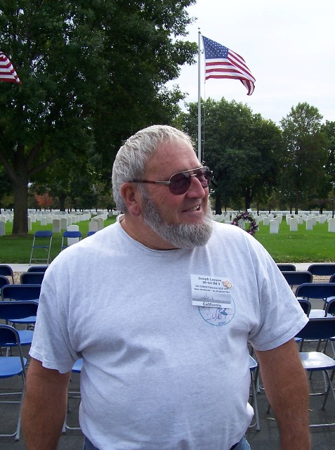 Joseph Lonero at Memorial Service - Fort Snelling National Cemetery 