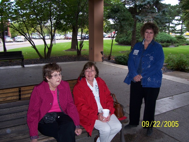 Mary Doran, Darlene Kluth and Lethea Holmes