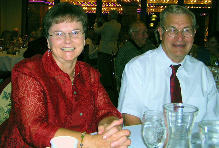 Audrey and Tome Meuting at the Banquet Dinner - Branson, Missouri