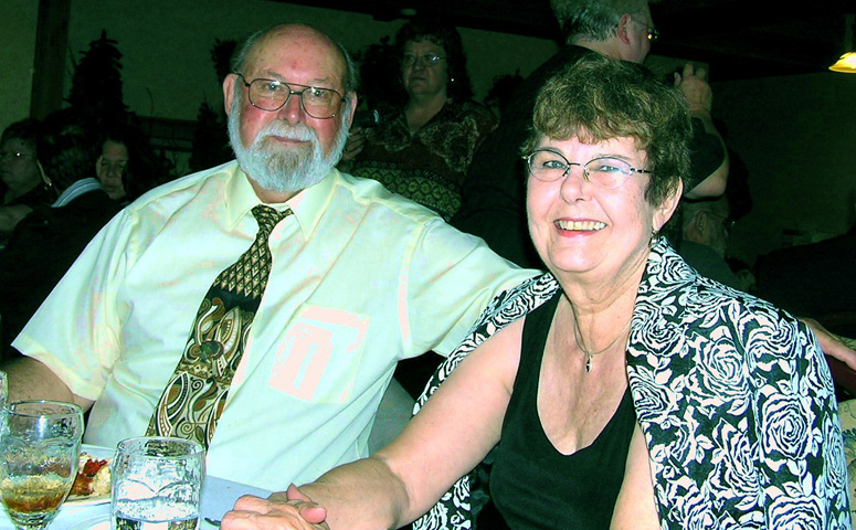 Len and Mary Doran at the reunion banquet - Branson, Missouri