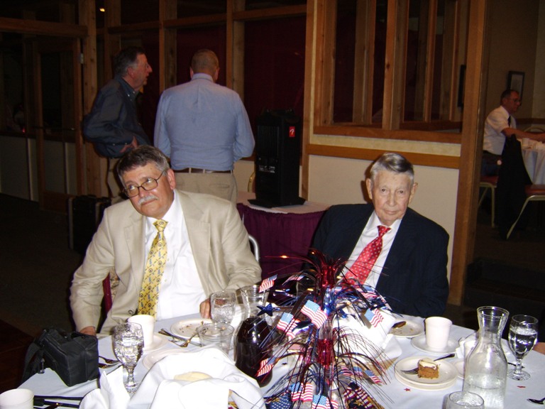 Thomas Fowler and Dr. Charles Holland at the Banquet - Branson, Missouri
