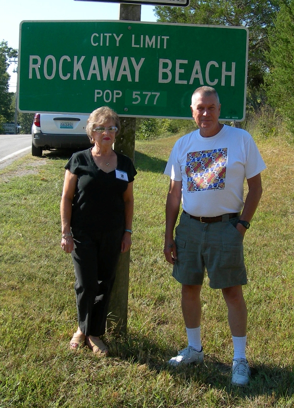 Nancy Roff and Ken Landry - Rockaway Beach, population 577