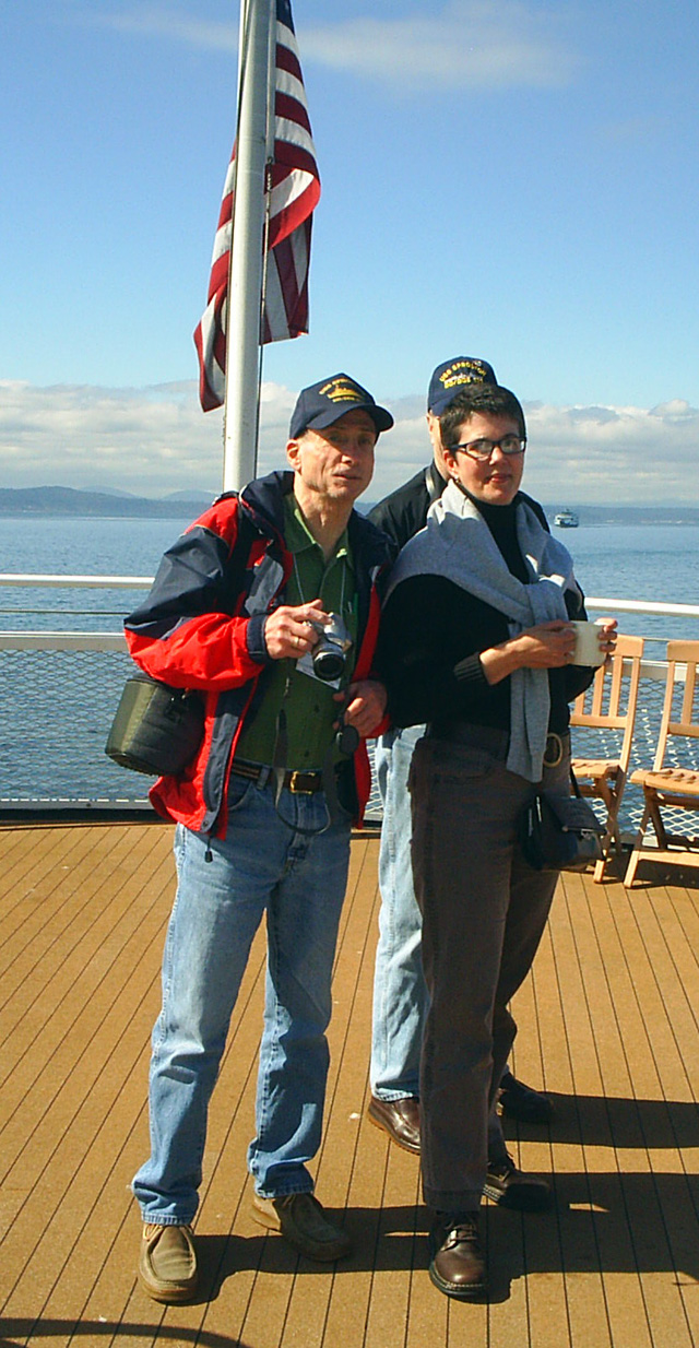 Michael Bereskin & Carol Landry aboard the Royal Argosy - Seattle, Washington
