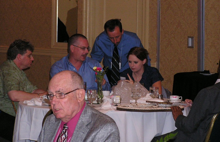 Richard Kittel (front); L-R: Paul Morswich, Doug Lewin, Michael Roth, Virginia Lewin at the Banquet