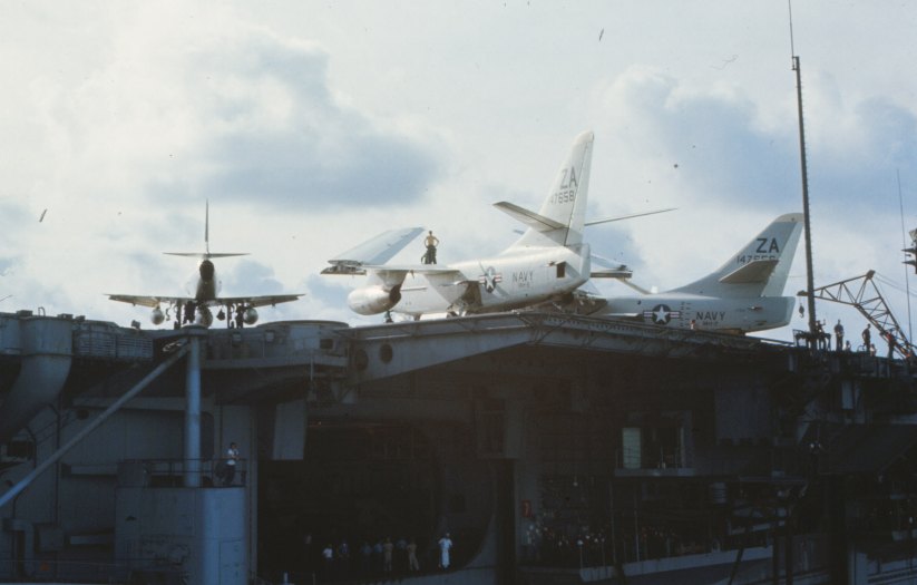 Carrier deck - May 1966