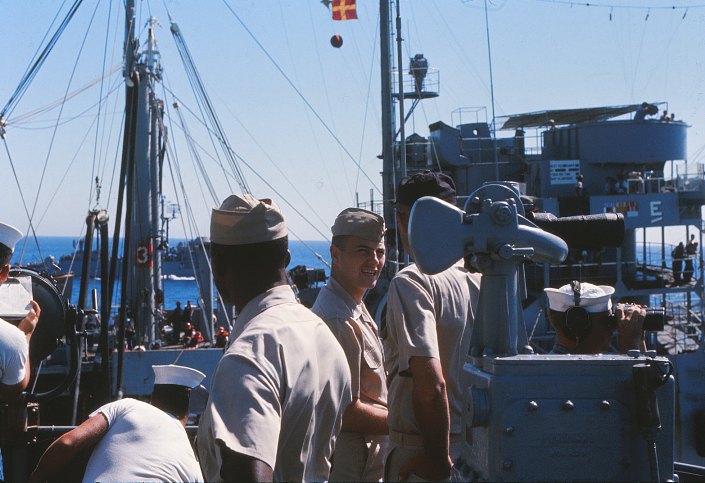 Along side the oiler USS Chipola (AO-63) - March 1966