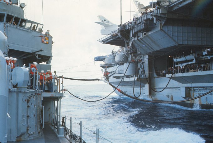 "Gimme the gas" Refueling from USS Ranger (CV-61) - May 1966