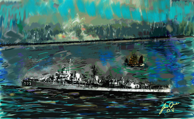 Sproston Painting by James F. Dee