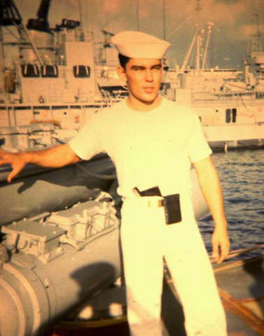EM3 Daniel Vasquez aboard the USS Sproston - Pearl Harbor
