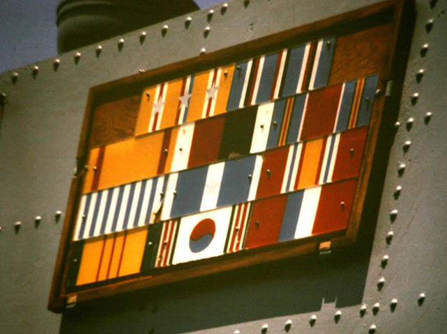 USS Sproston Campaign Ribbons
