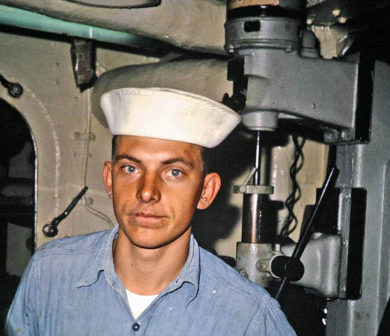 Engineering shipmate aboard the USS Sproston 