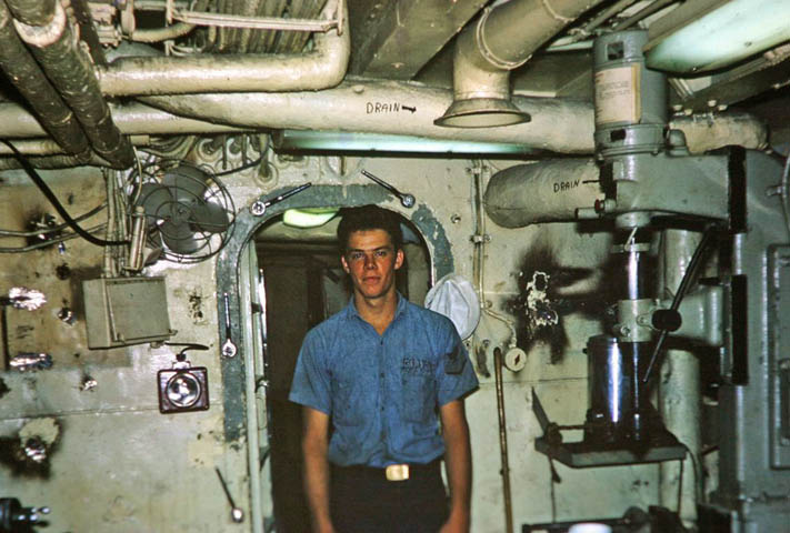 Engineering shipmate aboard the USS Sproston