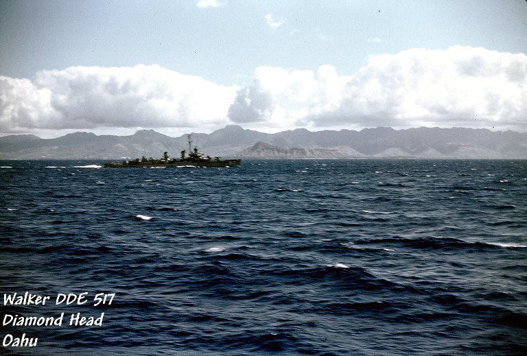 USS Walker (DDE 517) Diamond Head, Oahu