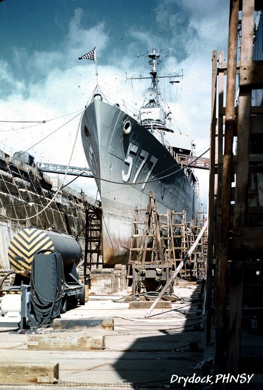 Drydock at Philadelphia Naval Shipyard