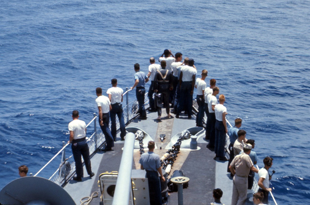 USS Forrestal (CV-59) search effort - USS Sproston 1967