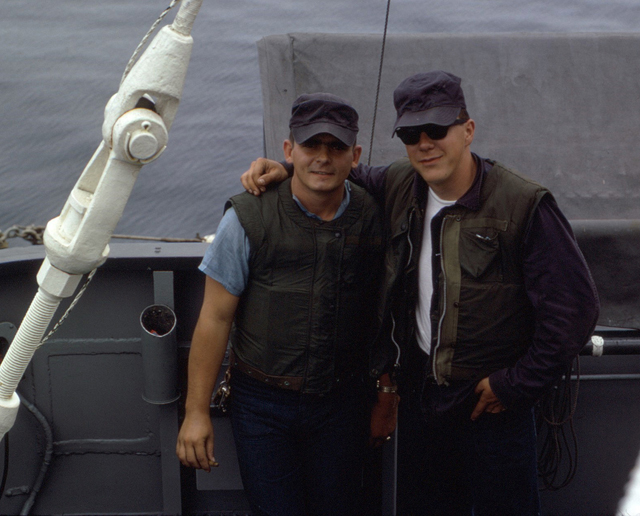 QM3 Bert Gerger & SM3 Ken Weidner - USS Sproston