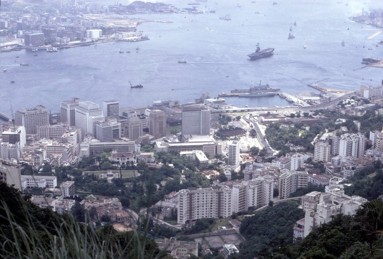 View from Victoria peak - Hong Kong 1967