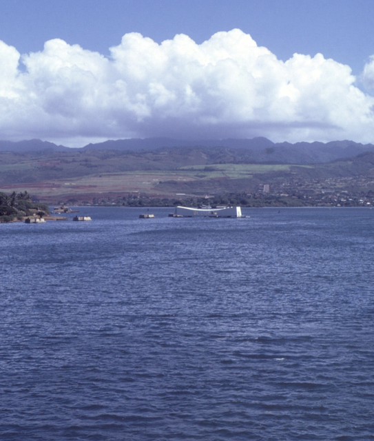 Passing the USS Arizona Memorial - Pearl Harbor 1967