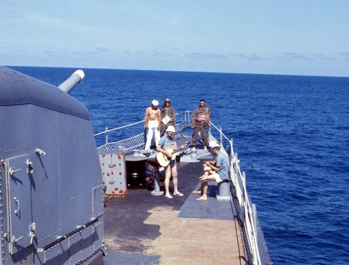 Crossing the equator - USS Sproston 1967