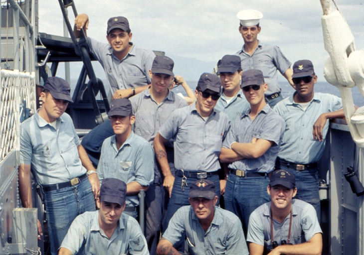 Quartermaster and Signal gang - USS Sproston 1968