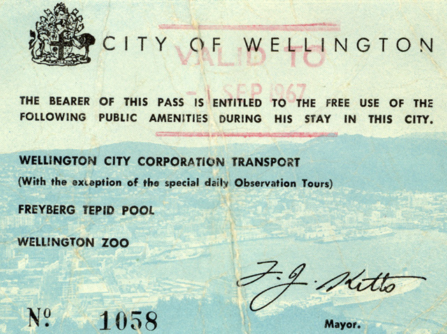 City of Wellington pass - Wellington, New Zealand