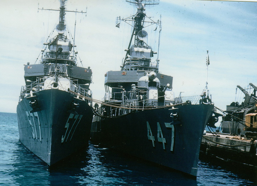 USS Sproston (DD-577) and USS Jenkins (DD-447) - Midway Island