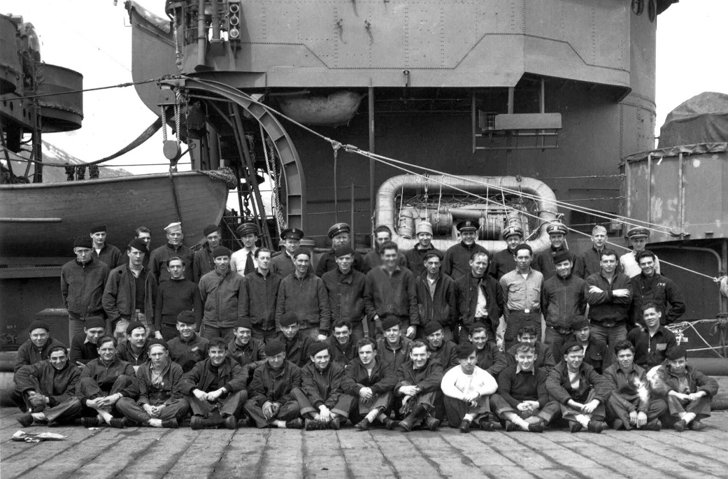 Communications Division, USS Sproston, Aleutian Islands, Alaska - 1944