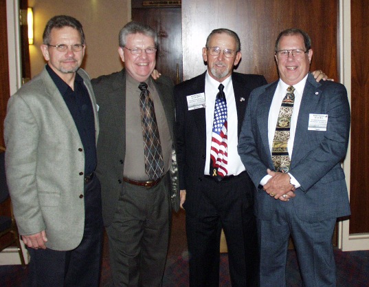 Eugene Milinowski, David Yates, Orville Amos & Ralph Hanson at Banquet 