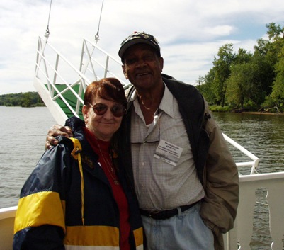 Barbara Fitz and Henry Johnson aboard The Andiamo