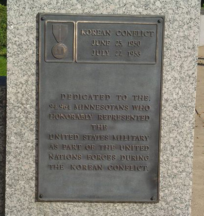 Korean Conflict Memorial - St. Paul, Minnesota