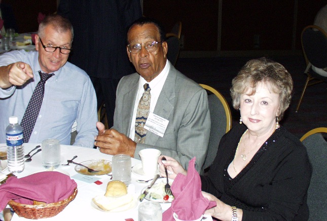 Ken Landry, Henry Johnson & Nancy Roff at Banquet 