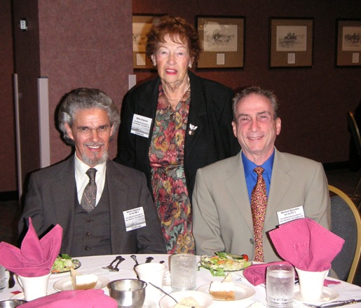 Martin and Betty Orgovan and Michael Berskin at the Banquet