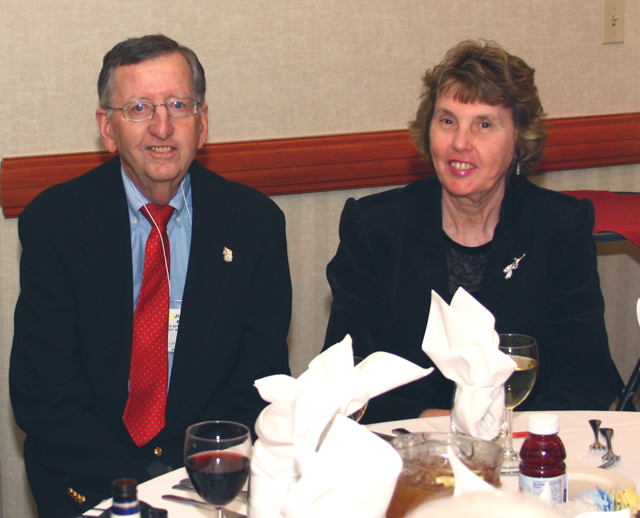 Jim and Norma Marlatt at the banquet - Seattle, Washington