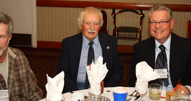 Jon DeArman, Ray Minko and David Yates at the banquet - Seattle, Washington