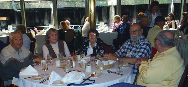 Mary & Len Doran, Mike Holmes (3rd, 4th and 5th from L) and others the Royal Argosy - Seattle, Washington