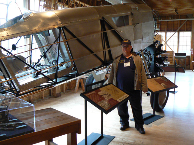 Robert (R.F.) Johnson at the Museum of Flight - Seattle, Washington