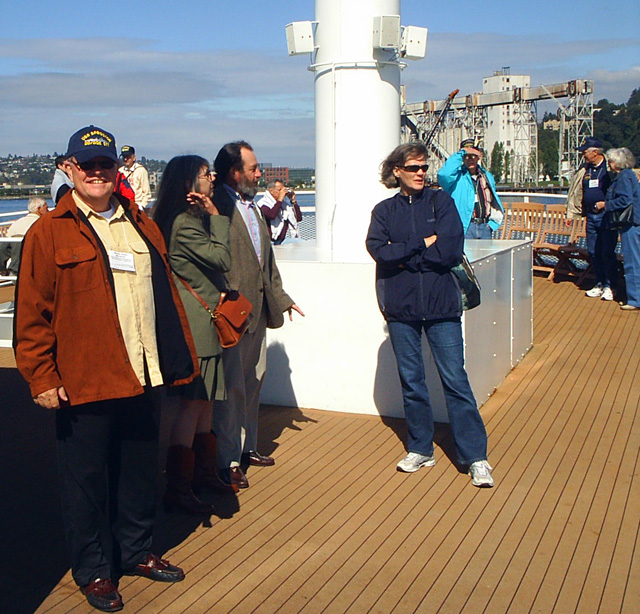 David Yates, Yvonne Wiley, Michael Kane & Martha Corrick aboard the Royal Argosy - Seattle, Washington