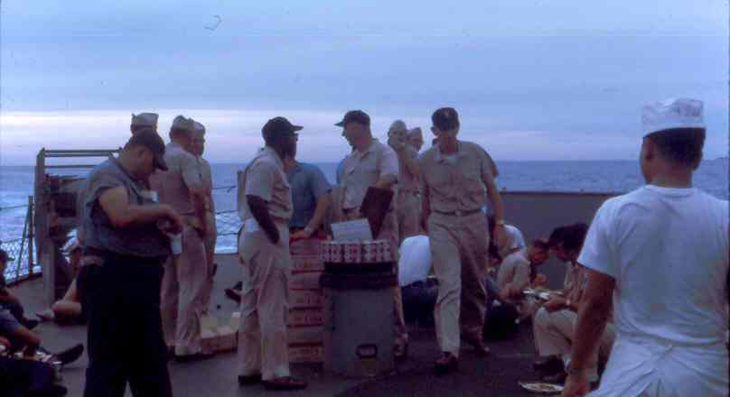 More BBQ aboard the USS Sproston off Vietnam - 1967