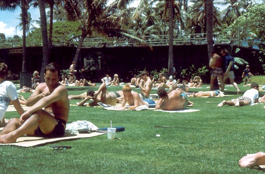 Fort DeRussy, Waikiki Beach, Hawaii - 1967