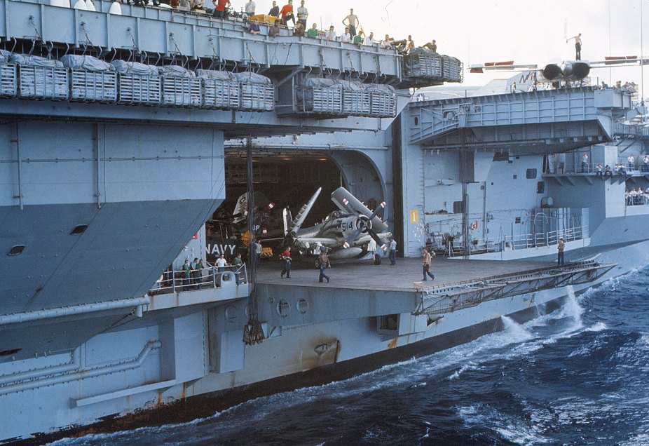 Alongside a carrier - May 1966 
