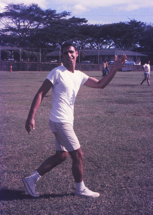 Morsani playing Football - December 1966