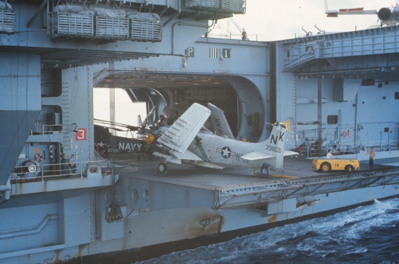 Alongside a carrier - May 1966