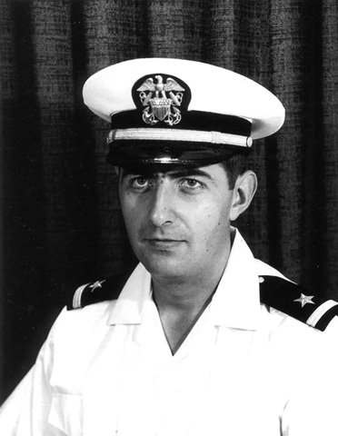 LTjg A.G. Ladhams, Com Officer, Ops Dept, USS Sproston 