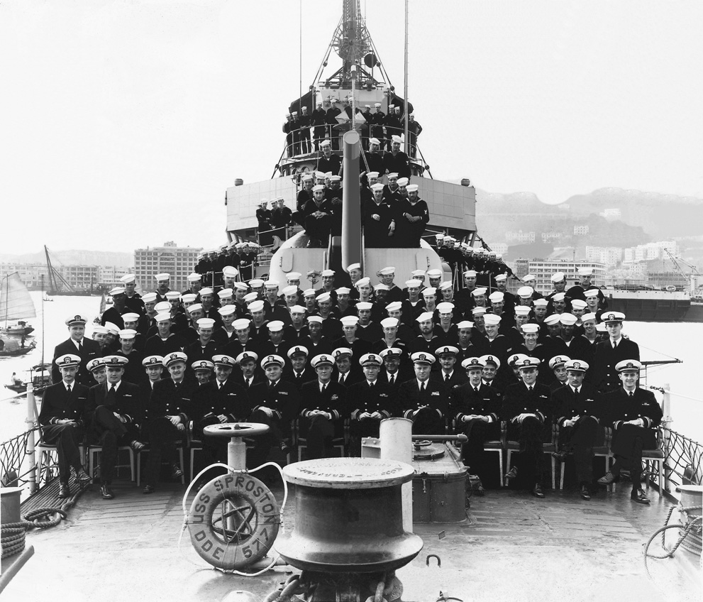 USS Sproston's Crew - c.1953-1954