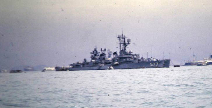 USS Sproston (DD577) - Hong Kong 1966